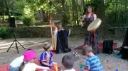 Conte et harpe : un voyage merveilleux au parc des Cordeliers