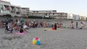 Contes en plein air : Alain Vidal à la plage de l'Albatros le 23 juillet