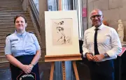 Douanes de Franche-Comté offrent un Chagall à Besançon