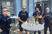 Draguignan : des jus de fruits pour dialoguer avec la police municipale