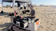 Drone de surveillance automatisé testé à Valras-Plage contre les noyades
