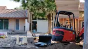 Désimperméabilisation de la cour d'école à Lézignan-la-Cèbe