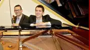 Duo piano-violon à l'église de Malbosc pour un concert romantique