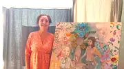Esonil. A expose son univers artistique au Prieuré Saint-Martin de Cézas en juillet