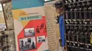 Exposition « Ma commune, mon histoire » aux lavabos de la Maison du mineur