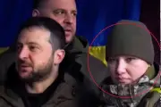 Fausse photo de la poseuse de bombe de Monaco aux côtés de Zelensky