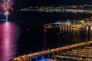 Feu d'artifice à Menton : hommage aux victimes de l'attentat de Nice