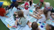À Florensac, une pause fraîcheur pour les tout-petits au parc