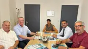 Frédéric Gras rencontre les maires du Gard à Méjannes-lès-Alès