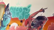 Fresque collaborative au collège Port-Marianne pour lutter contre le décrochage scolaire