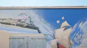 Fresque monumentale au Tenchadou : l'histoire de Palavas-les-Flots racontée sur les murs