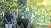 Fresque murale à l'école de La Planette à Nîmes après deux ans de projet