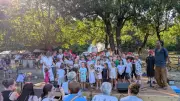 Fête d'école au Collet-de-Dèze : hommage à l'instituteur Alain Cabanel