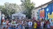 Fête de fin d'année à l'école Arc-en-Ciel malgré la canicule