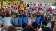 Fête de fin d'année à Nages-et-Solorgues : un spectacle haut en couleur