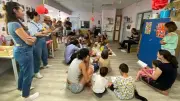 Fête de fin d'année nature à la crèche Grain de Sel à Nages-et-Solorgues