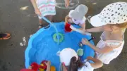 Fête de l'école à Chanac : jeux, chants et coopération