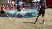 Fête votive de Chambon-le-Château : toro piscine et abrivados attirent la foule