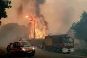 Gironde : 4 800 hectares brûlés, 20 000 évacués, pompiers défendent maison par maison