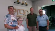 Henry Brin salue le dynamisme d'Ergosanté à Anduze