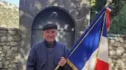 Hommage à André Lagarde, porte-drapeau de La Cadière-et-Cambo