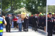 Hommage émouvant au pompier Davy Tellier, mort dans un crash aérien