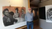 Hugues Romano expose ses dessins à la Maison du Grand Site