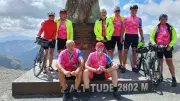 Huit cyclistes de la Petite Reine traversent les Alpes en 9 jours