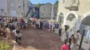 Inauguration de la nouvelle place de la République à Salindres