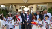 Inauguration de l'école Albassiana et du quartier du Cluz à Aubais