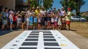 Inauguration d'un plateau géant d'awélé à Portiragnes