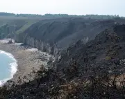 Incendie au Cap Fréhel : 200 hectares de lande ravagés