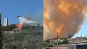 Incendie d'ampleur dans le Var : 180 hectares brûlés, évacuations en cours