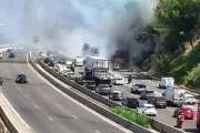 Incendie de véhicule sur l'A50 : circulation perturbée près de Toulon
