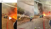 Incendie en Gironde : un pompier filme le brasier avec ses lunettes Meta