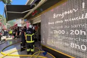 Incendie à Grasse : le magasin Utile évacué, 30 pompiers mobilisés