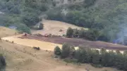 Incendie à Roquefort-sur-Soulzon : huit hectares de végétation détruits