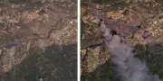 Incendies dans le sud de la France : images aériennes impressionnantes