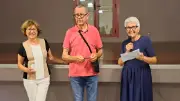 Ispagnac : apéritif du club de l'Amitié et médaille pour Bernard Vincent