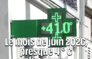 Juin 2024 : +3,8°C, record de chaleur et 72 départements en alerte rouge