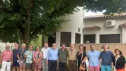 Kléber Mesquida en visite à Saint-Bauzille-de-Putois
