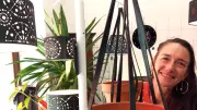 Laurette recycle chambres à air et pneus en objets uniques à Nant
