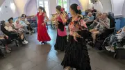 Le flamenco enflamme l’Ehpad Le Château de la Verrerie