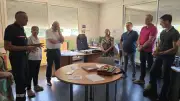 Les élus découvrent le centre de secours de la vallée Ricard