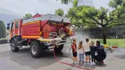 Les pompiers sensibilisent les écoliers de Colombiers