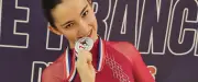 Élise Scherer championne de France de roller artistique à Dijon