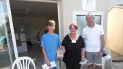 Léo Brunet reçoit le Trophée Jeune de la Jeunesse et des Sports à Saint-Chély