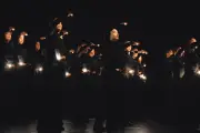 MagicLab : danse lumineuse au lac du Sénateur à Valberg le 21 juillet