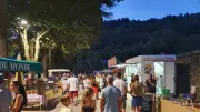 Marché nocturne au boulodrome de Saint-Jean-du-Bruel le 20 juillet