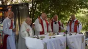Mgr Norbert Turini célèbre la Saint-Pierre à Abeilhan